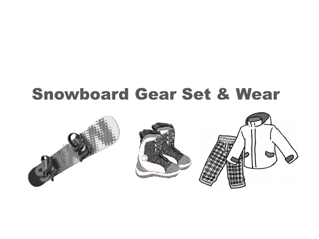 Picture of [ Snowboard Gear Set & Wear ]