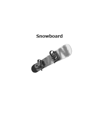 スノーボード板 の画像